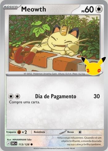 Meowth #113/128